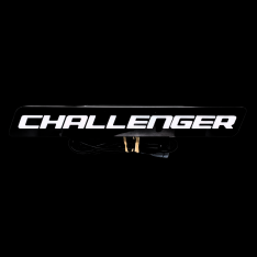 X-Lume Dodge Challenger Illuminated Logo